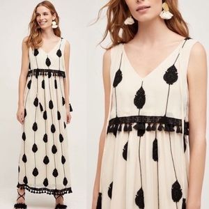 ✨NWT Anthropologie Moulinette Soeurs Tassel Dress